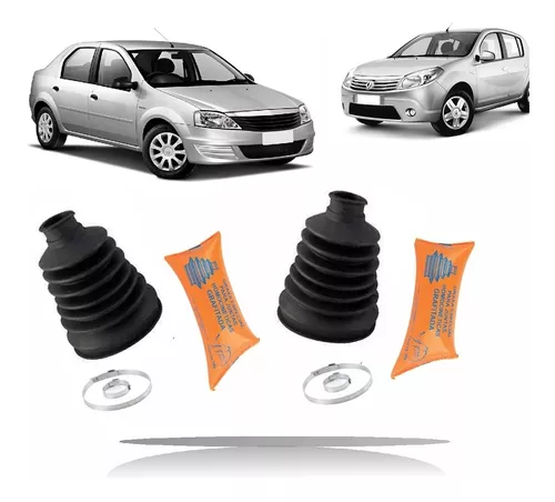 2 Coifa Homocinetica Lado Roda Logan Sandero 2008 2009 2010