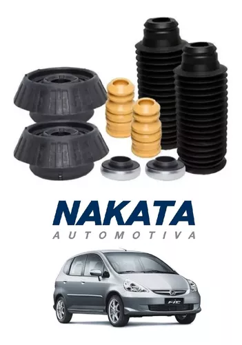 Kit Batente Coxim Amortecedor Dianteiro Honda Fit 2005 Par