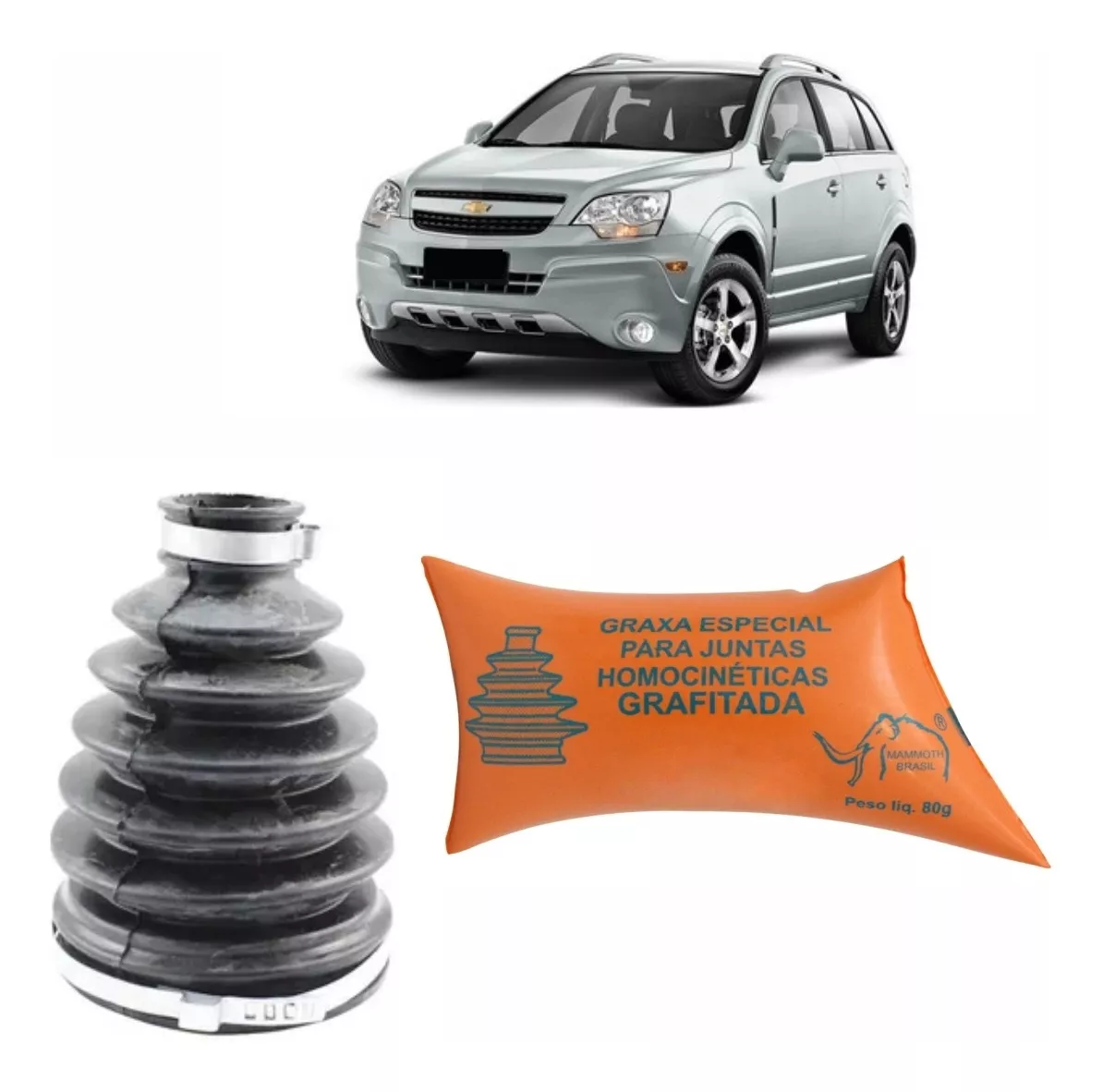 Par Coifa Homocinética Lado Cambio Captiva 2008 trizeta