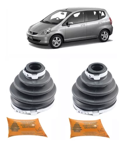Par Coifa Homocinética Lado Roda Honda Fit 2003 2004 2005 08