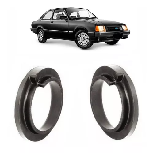 Par De Calço Inferior Mola Dianteira Chevette 1973 1974 Á 94
