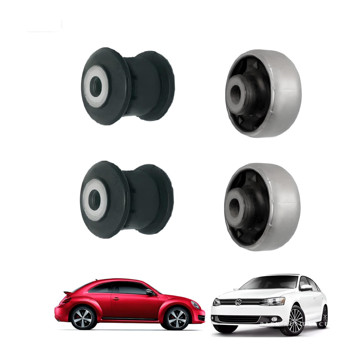 4 Bucha Bandeja Balança Jetta Tsi Novo Fusca 2012 A 2017