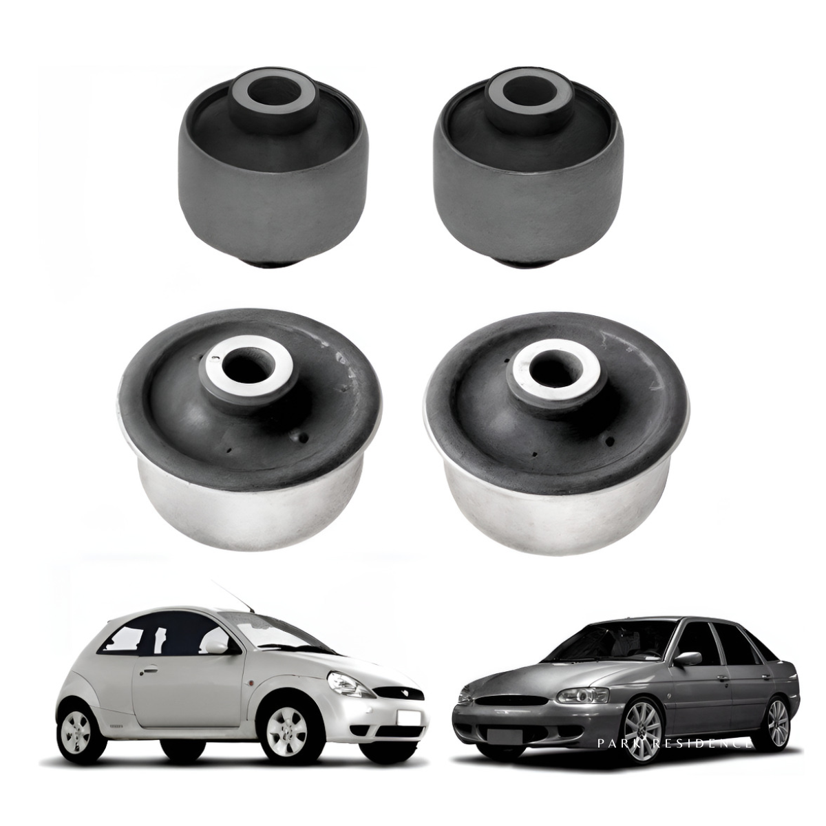 Kit 04 Buchas Da Bandeja Logus Escort Zetec Ford Ka Nakata