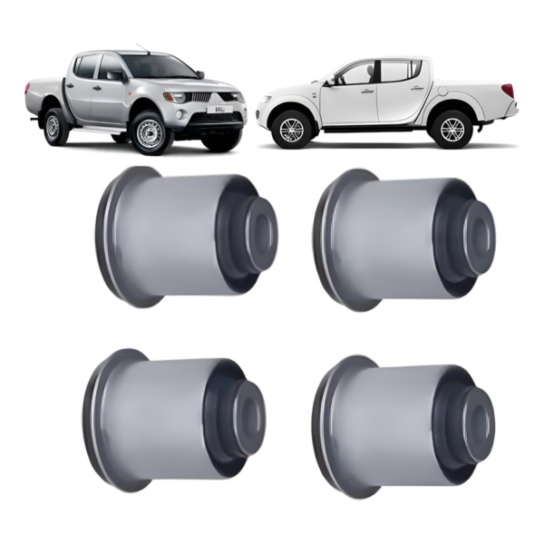Kit 4 Bucha Bandeja Superior Braço Balança L200 Triton 4x4