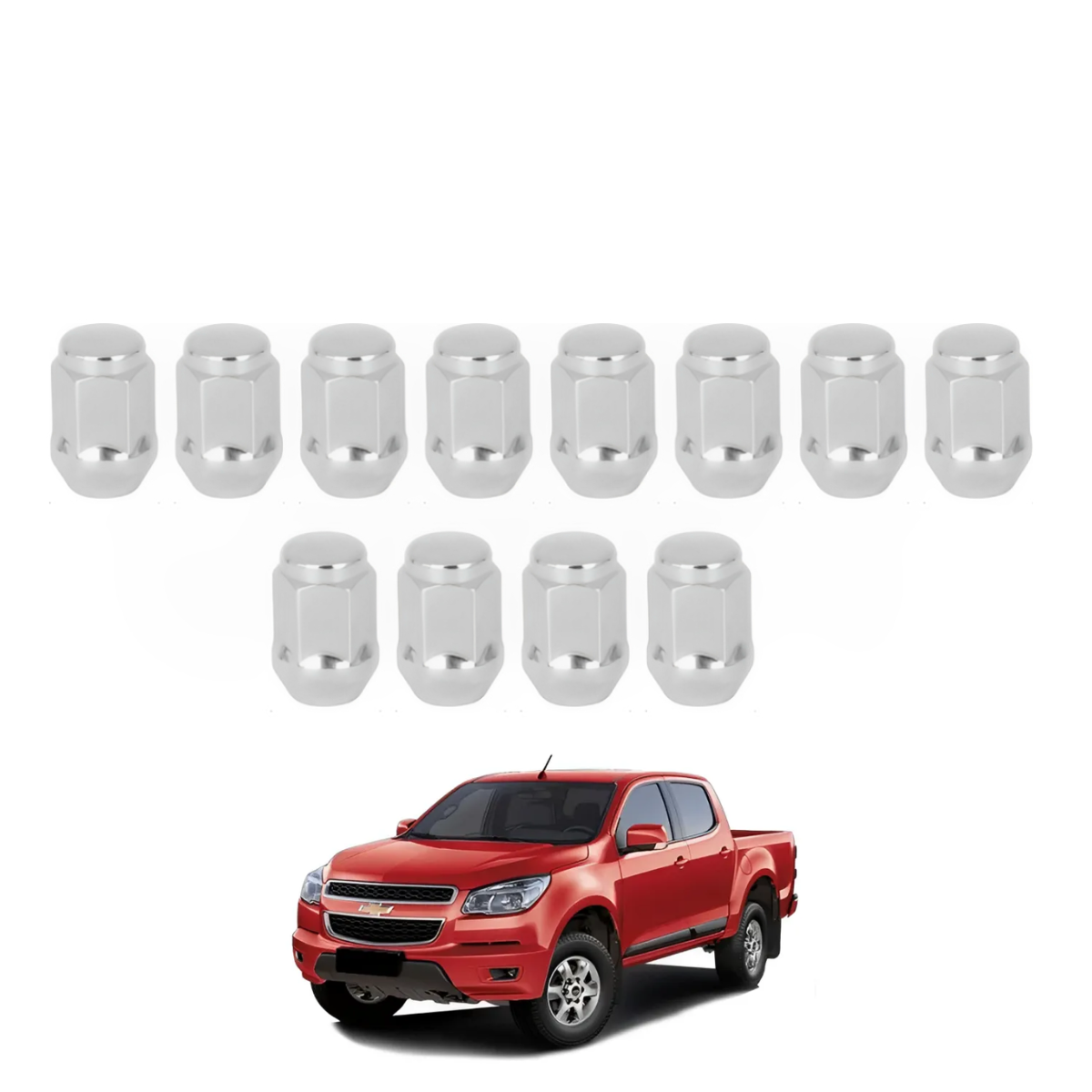 Kit Com 12 Porca De Roda S10 2012 2013 2014 15 16 17 18