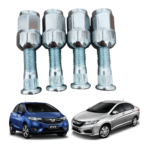 Kit Porca C/ Prisioneiro Roda Honda Civic Fit City Hrv 4 Pçs