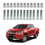 Kit 12 Prisioneiro C/ Porca De Roda S10 2012 2013 2014 15