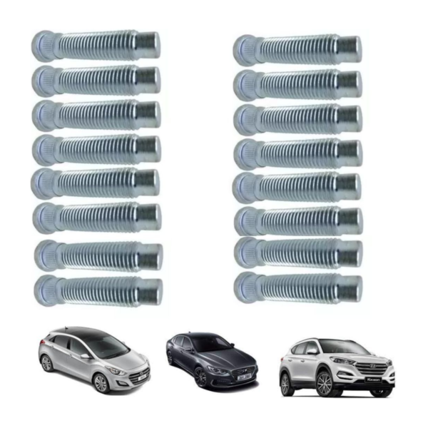 Kit 16 Prisioneiros De Roda I30 Tucson Ix35 Azera
