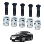 Kit 5 Prisioneiros C/ 5 Porcas Roda Ford Fusion 2010 2011 12