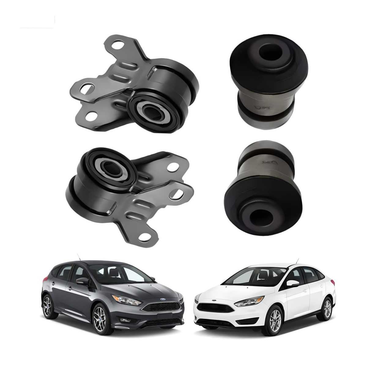 Kit 4 Bucha Bandeja Balança Focus 2014 2015 2016 2017 A 19