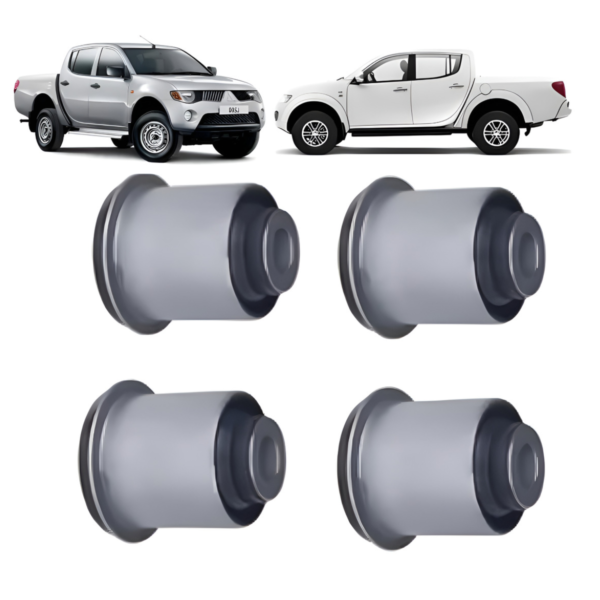 Kit 4 Bucha Bandeja Superior Braço Balança L200 Triton 4x4