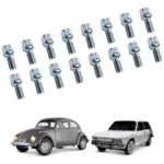 16 Parafusos Cromados Roda Liga Leve Fusca Brasília