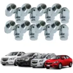 16 Porcas Roda Cromada Onix Cobalt Prisma Modelo Original