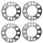 kit 4 Espaçador Alargador P/ Roda Universal 4 E 5 Furos 7mm para linha FIAT VW GM  FORD GM PEUGEOT AUDI