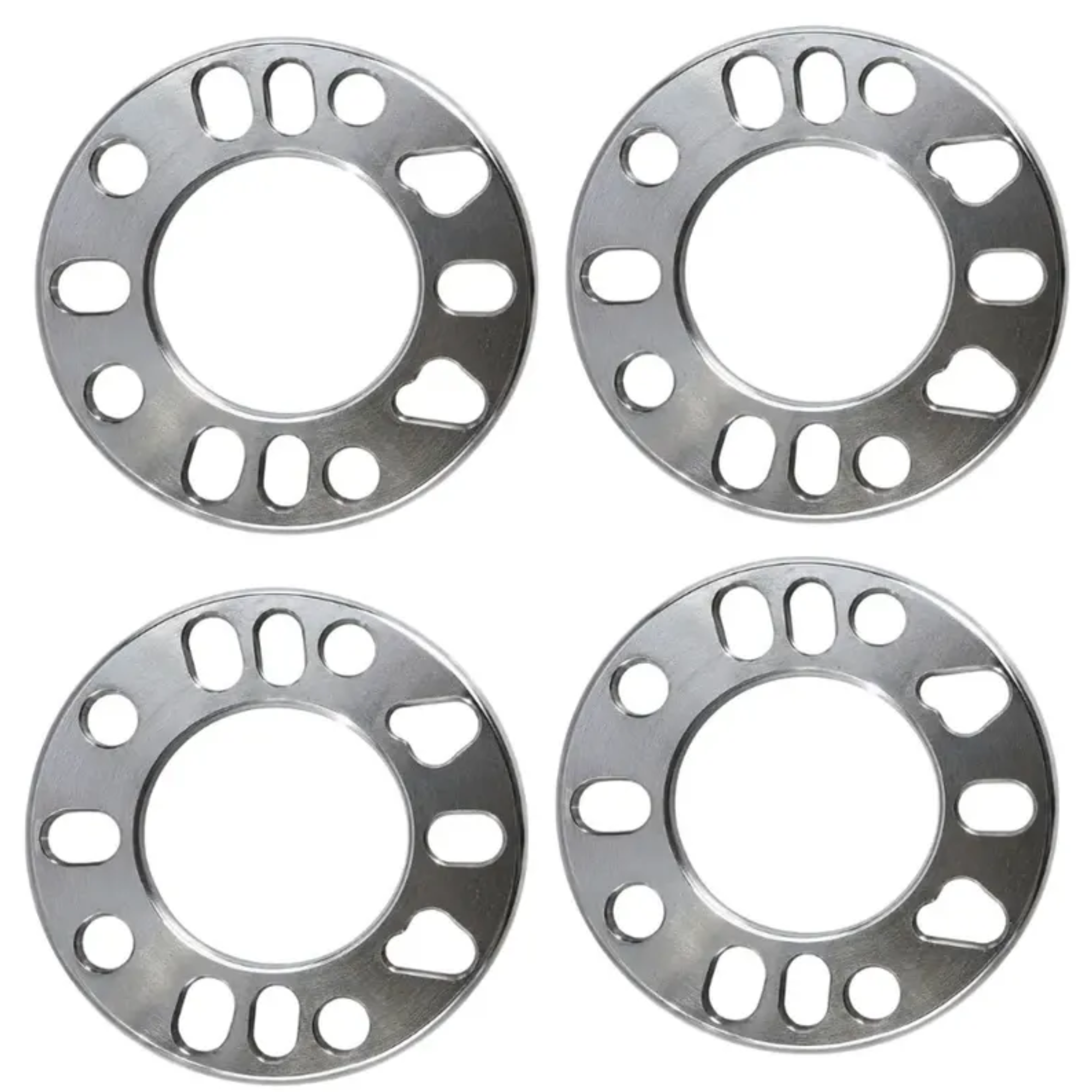 kit 4 Espaçador Alargador P/ Roda Universal 4 E 5 Furos 7mm para linha FIAT VW GM FORD GM PEUGEOT AUDI - Imagem 4