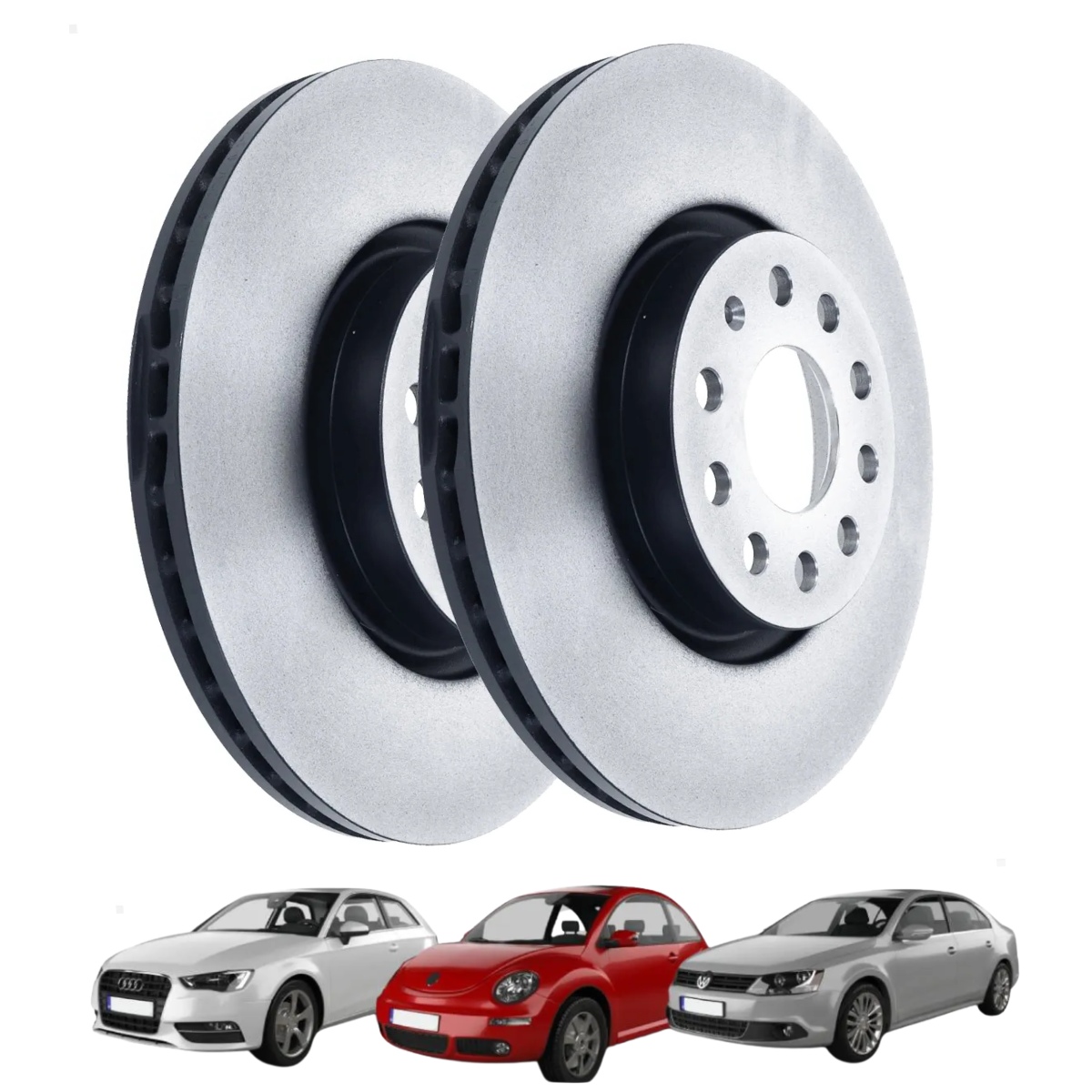 Par Disco de Freio Audi A3 Audi tt Audi Q3 Eos Golf New Beatle Jetta Tiguan Hf88a 312mm 5 Furos - Imagem 4