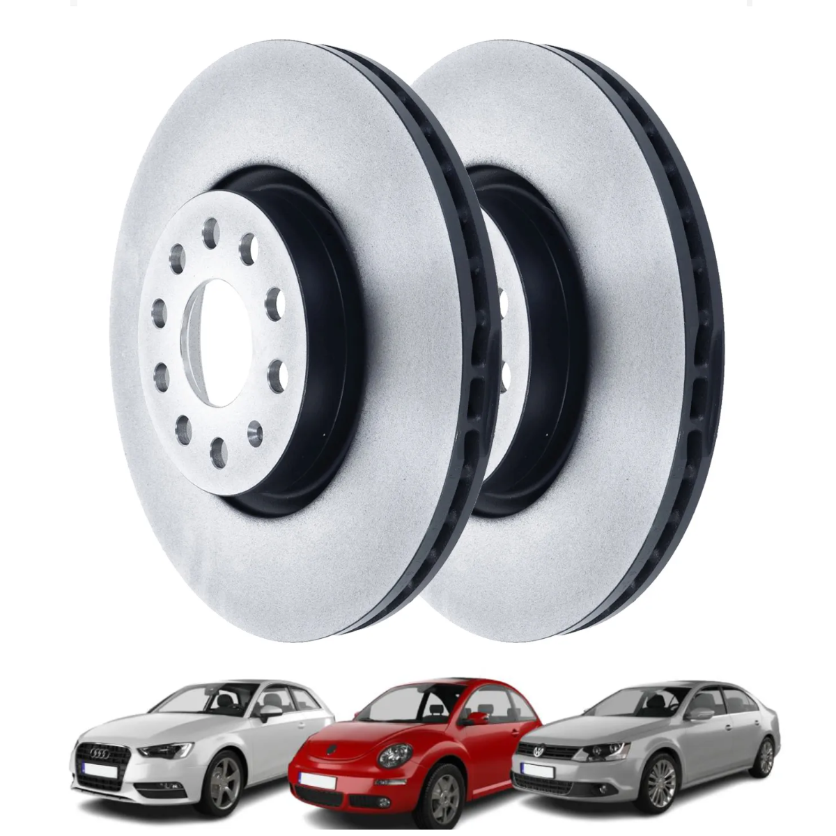 Par Disco de Freio Audi A3 Audi tt Audi Q3 Eos Golf New Beatle Jetta Tiguan Hf88a 312mm 5 Furos - Imagem 5