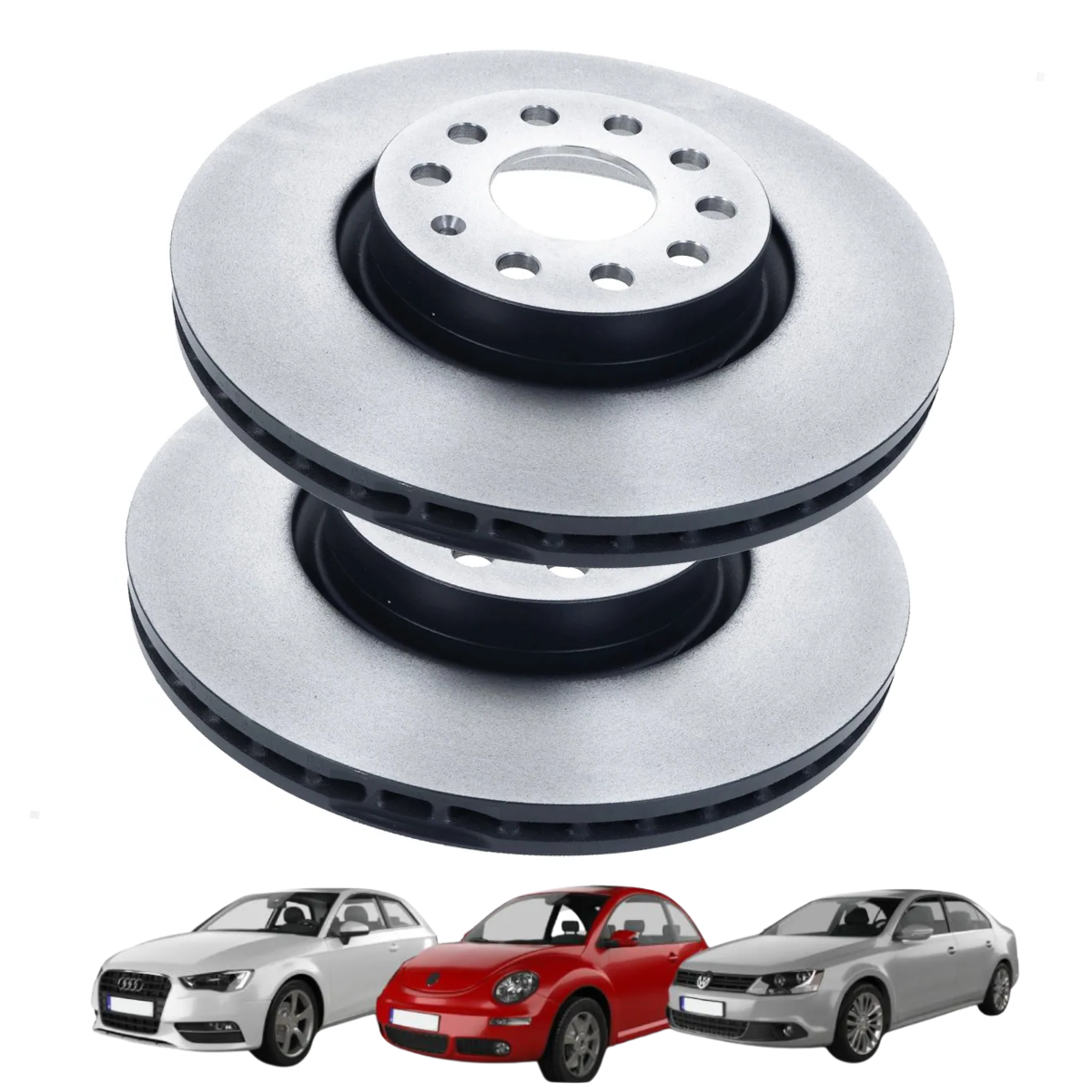 Par Disco de Freio Audi A3 Audi tt Audi Q3 Eos Golf New Beatle Jetta Tiguan Hf88a 312mm 5 Furos - Imagem 6