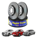 Par Disco de Freio Audi A3  Audi tt Audi Q3 Eos Golf New Beatle Jetta Tiguan Hf88a 312mm 5 Furos