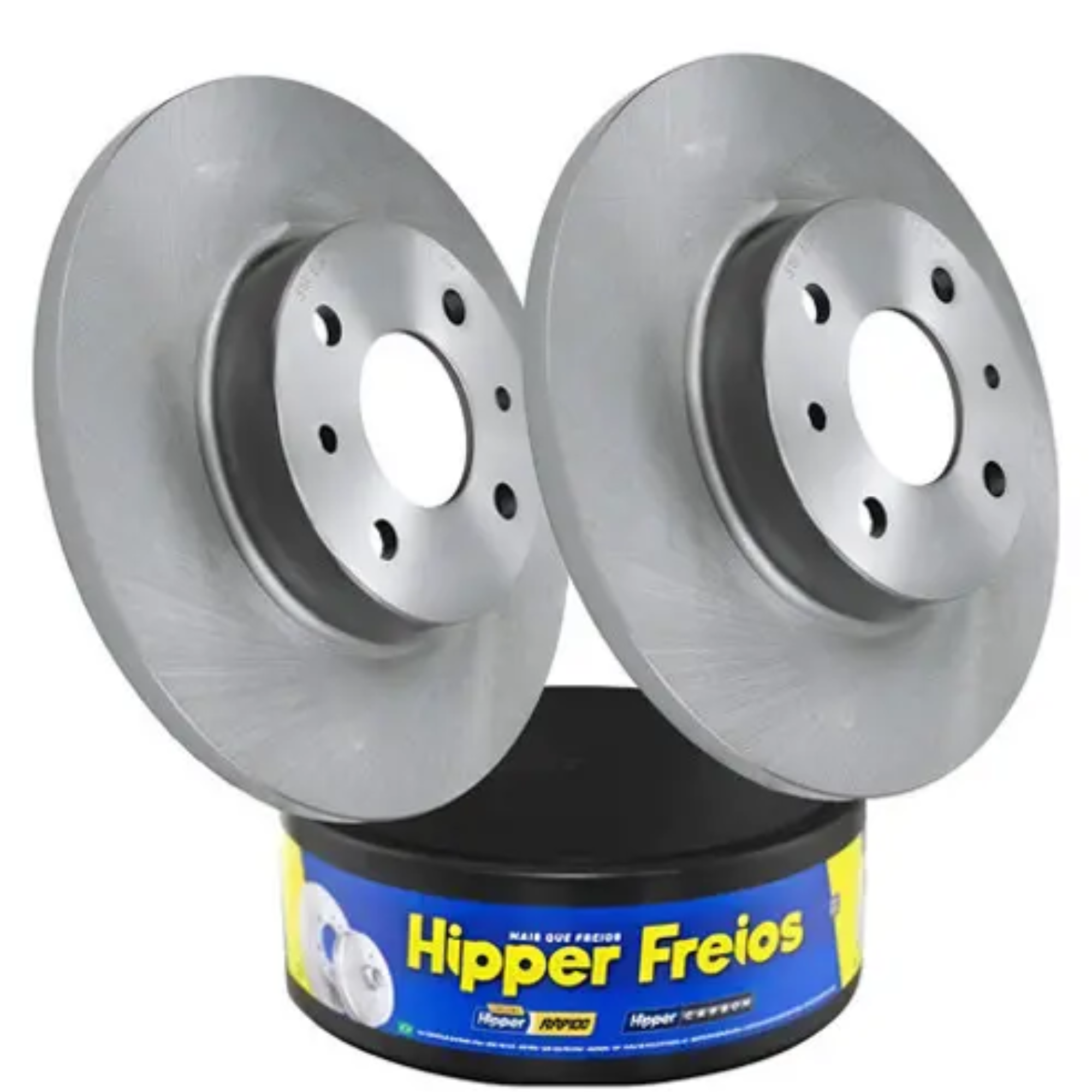 Par Disco de freio Mobi Argo Gran Siena Novo Uno 4 furos HF31B 257mm - Imagem 5