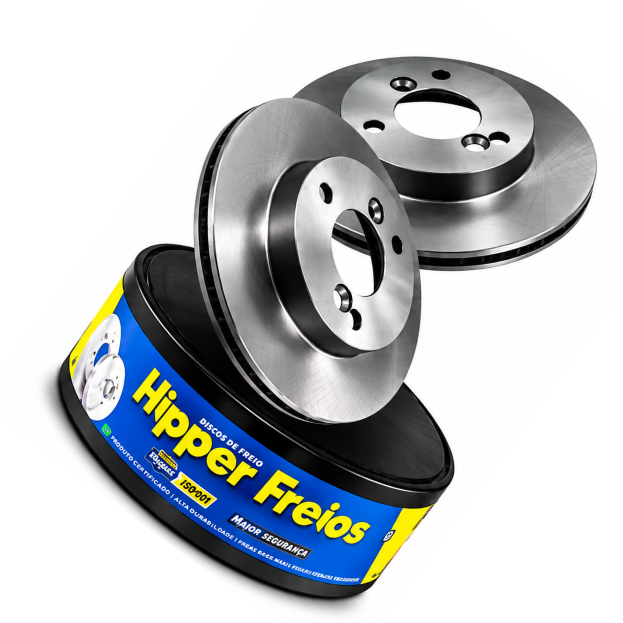 Par Disco de Freio Kwid Ventilado 238mm HF705B 3 Furos - Imagem 5