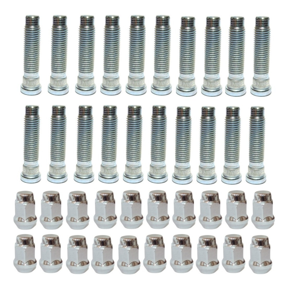 Kit 12 Prisioneiro C/ Porca De Roda S10 2012 2013 2014 15 - Imagem 3
