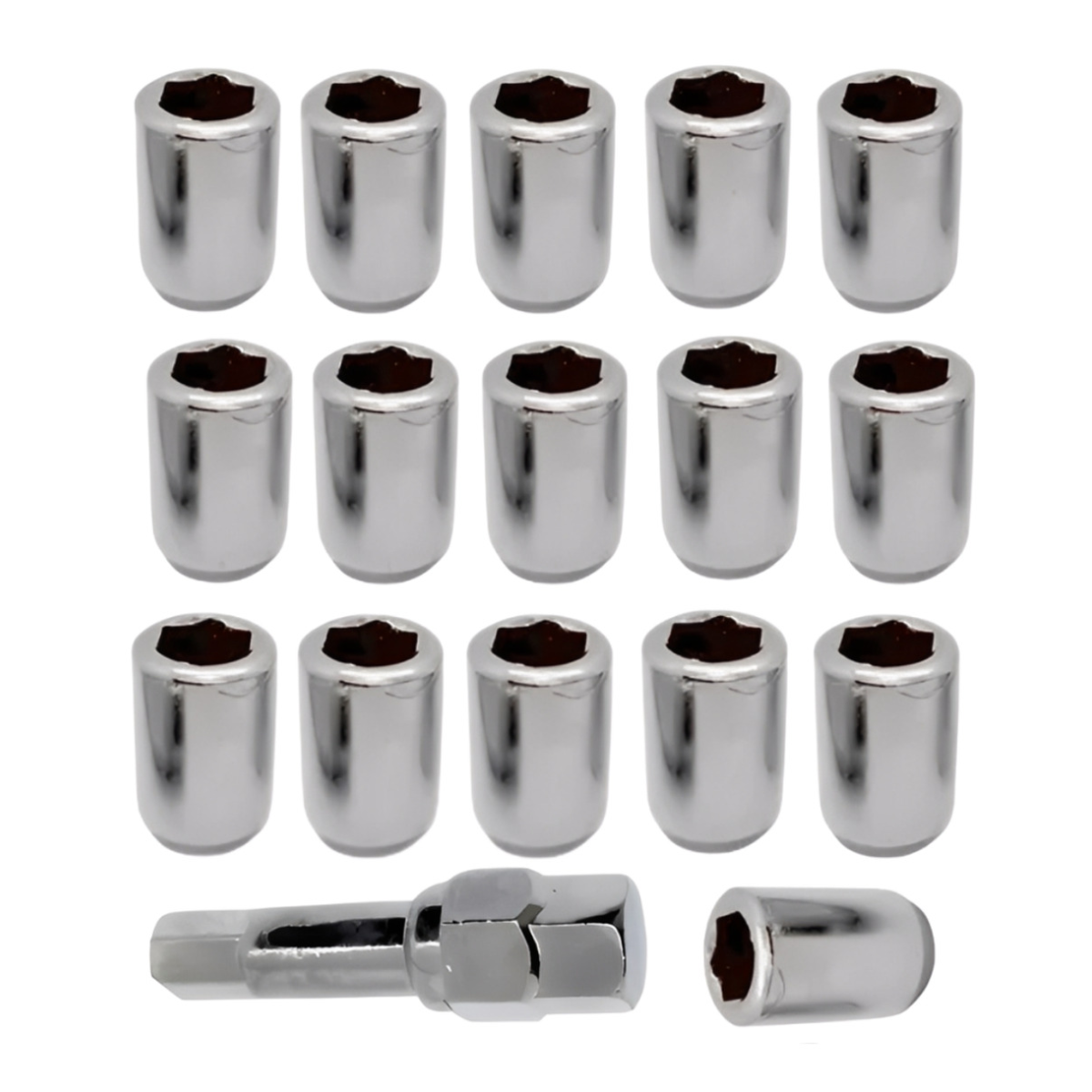 16 Porca C/chave Roda Allen Lob Onix Cobalt Prisma M12x1,5 - Imagem 3
