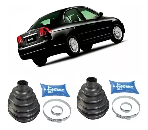 2 Coifa Homocinética Lado Roda Honda Civic 2001 2002 2003 04