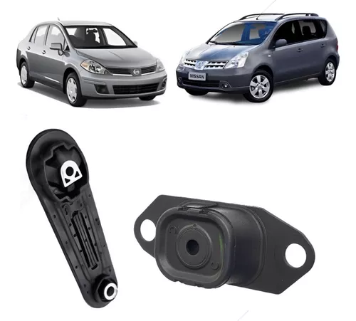 Alternative view of 2 Coxim Motor Cambio Nissan Tiida Livina 1.6 1.8 2007 A 2014