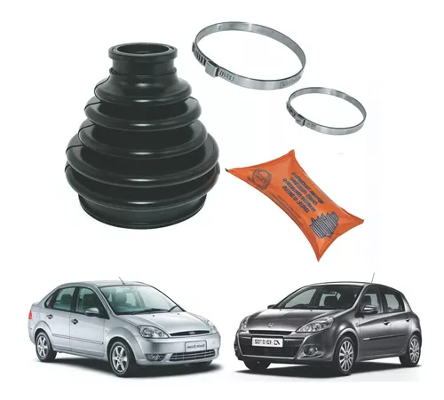 2 Kit Coifa Homocinética Roda Renault Clio Sedan 2000 A 2012