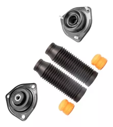 2 Kit Do Amortecedor Dianteiro Coxim Batente Coifa Jac J3 Tu - Imagem 3