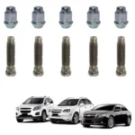 20 Prisioneiro Parafuso Roda Com Porca Captiva Cruze Tracker