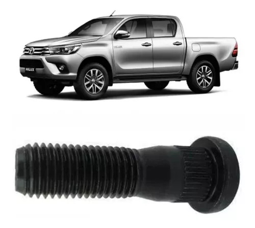24 Parafuso Roda Traseira Hilux 2005 2006 2007 2008 2009 - Imagem 3