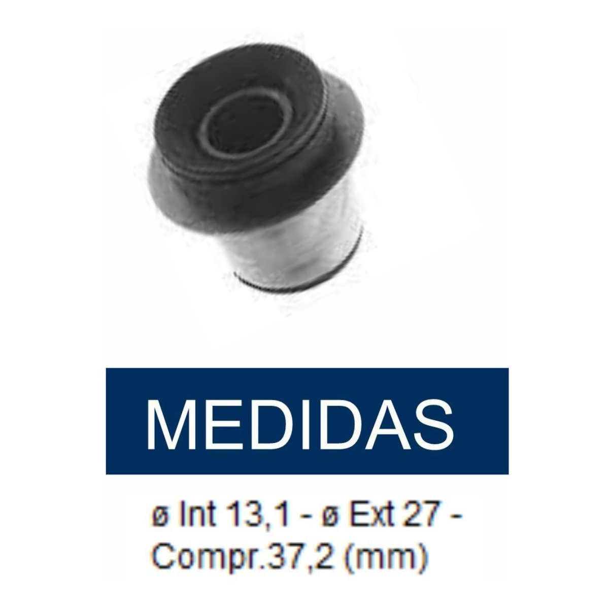Kit 8 Bucha Bandeja Suspensão Traseira Fiat Uno Fire Todos - Imagem 4