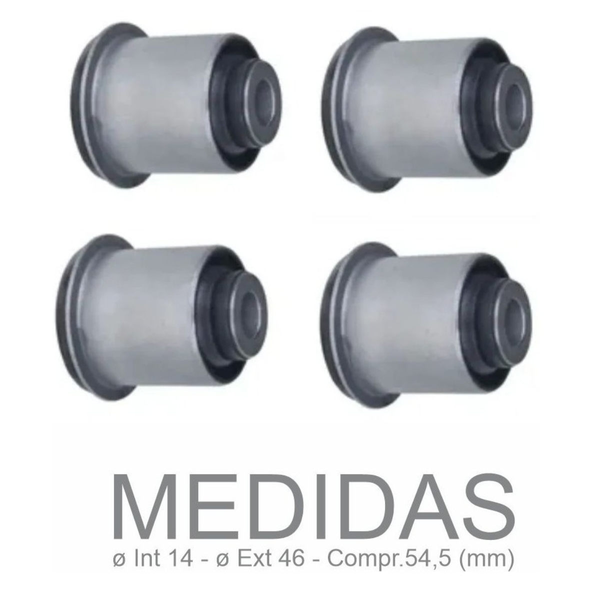 Kit 4 Bucha Bandeja Superior Braço Balança L200 Triton 4x4 - Imagem 4