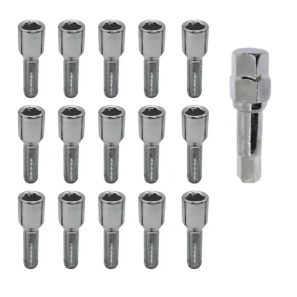 16 Parafuso Roda Liga Leve Multi Allen 12x1,5 Golf 95 96 97 - Imagem 4