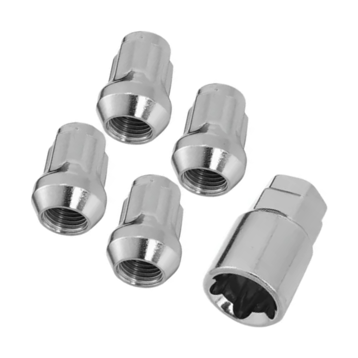 Kit de Porca Antifurto Fiesta Escort Courier Ecosport Ford ka focus Fusion M12X1,5MM - Imagem 4