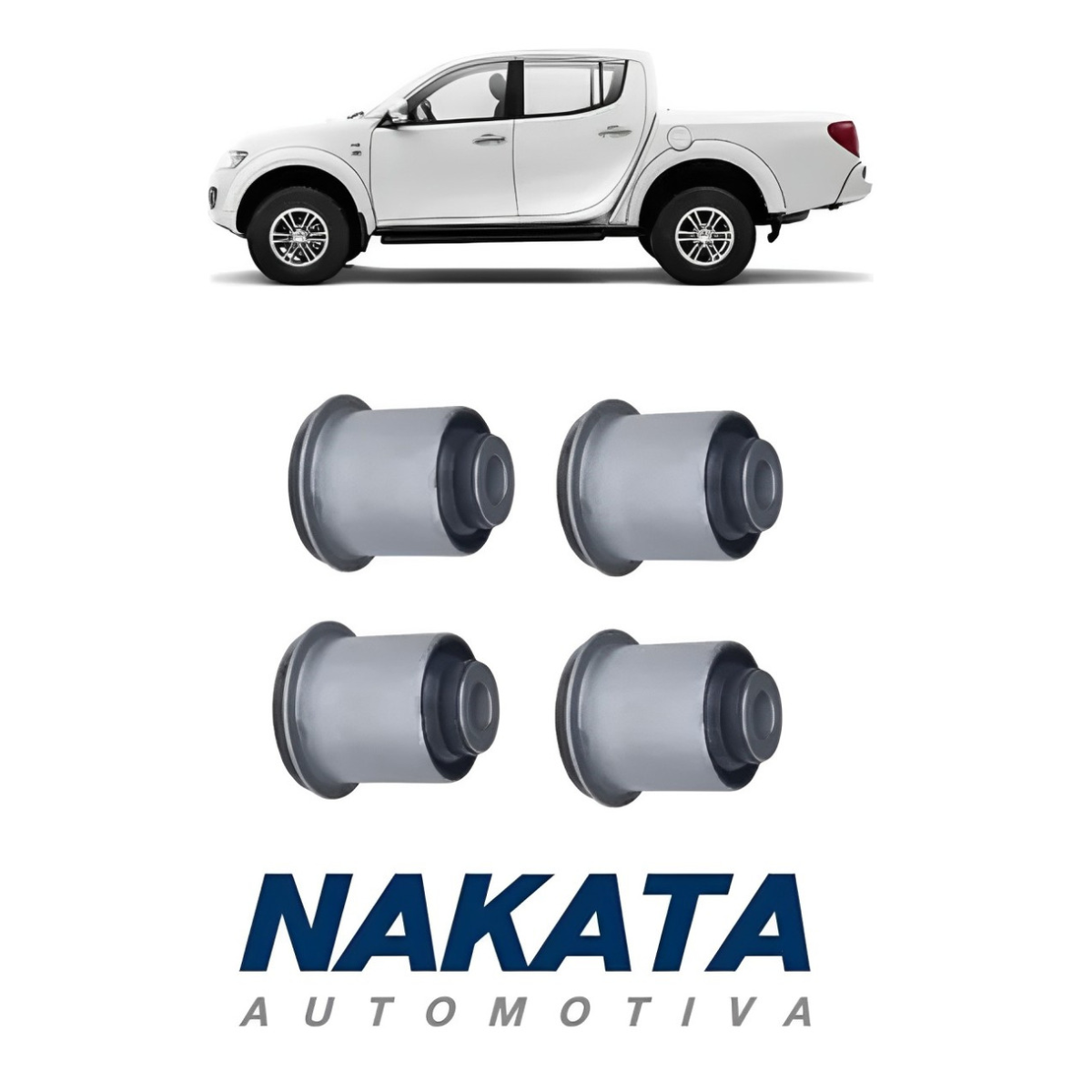 Kit 4 Bucha Bandeja Superior Braço Balança L200 Triton 4x4 - Imagem 4