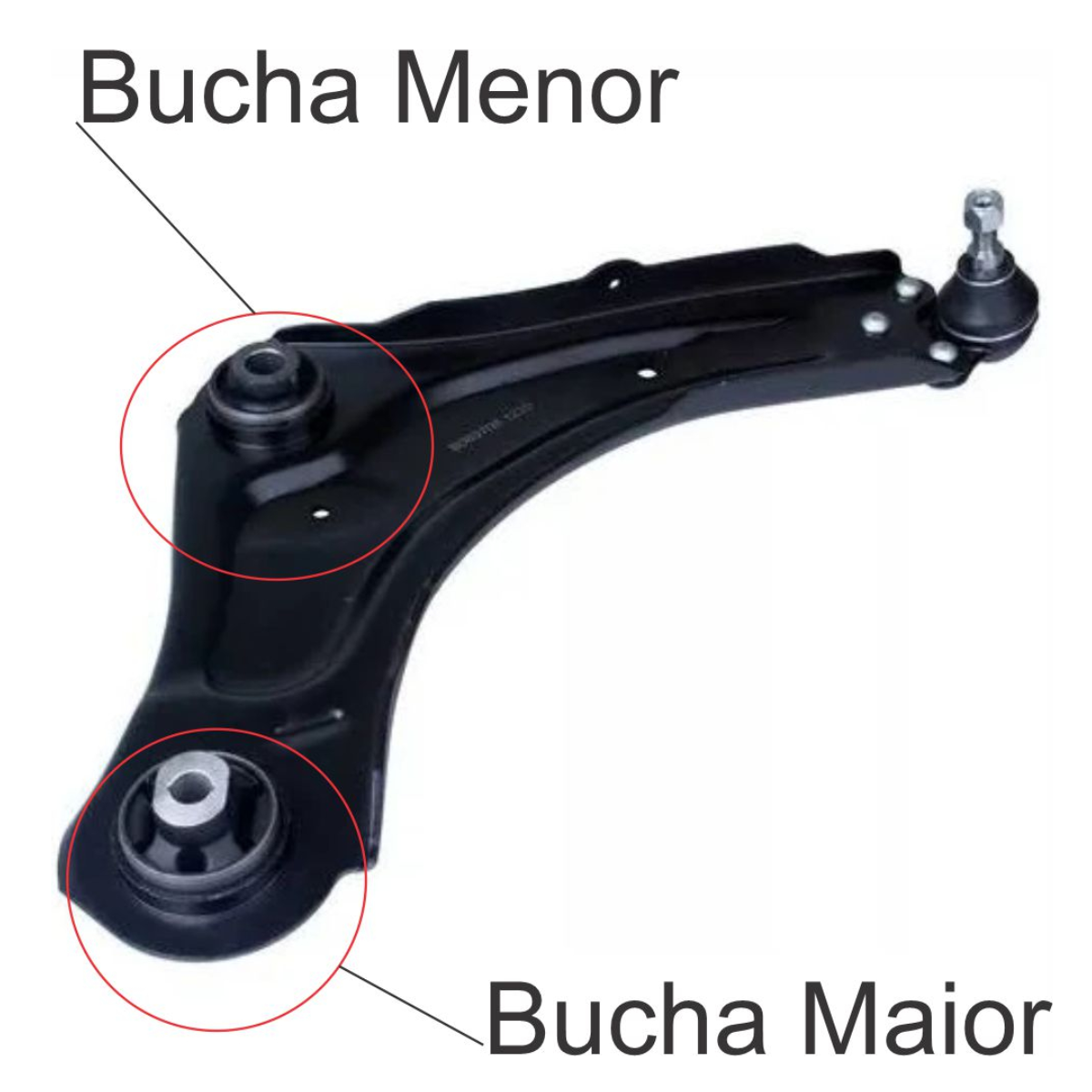 Par Bucha Menor Da Balança Bandeja Fluence Original Nakata - Imagem 5