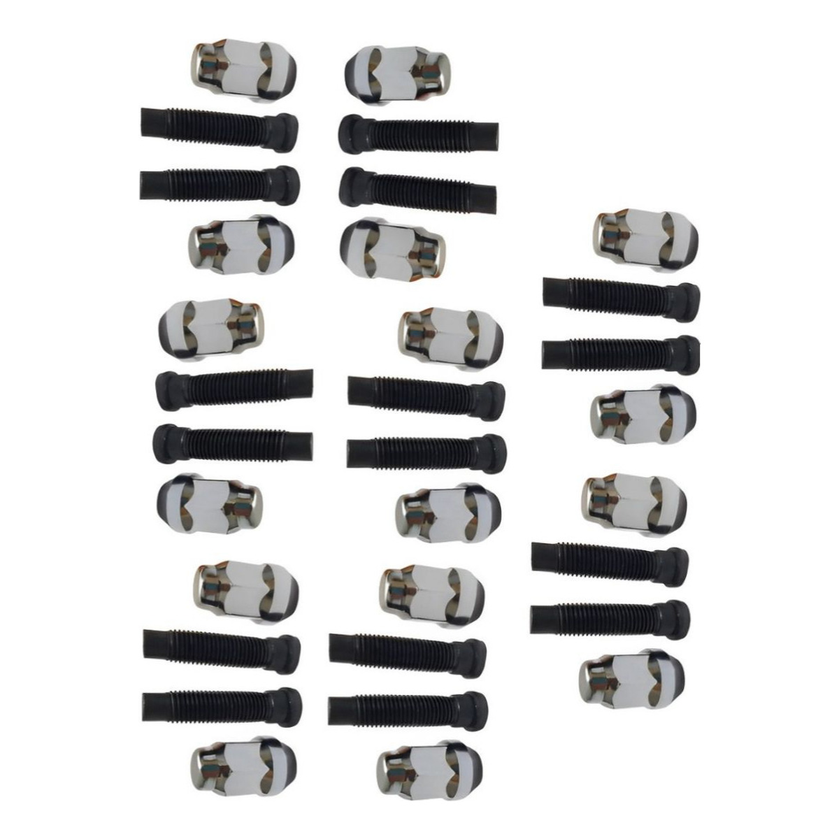 Kit 16 Porcas + 16 Prisioneiros Roda Onix Prisma Cobalt Spin - Imagem 4