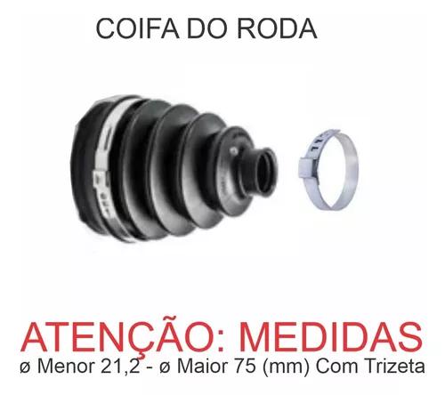 4 Coifa Homocinética Roda Cambio Corolla E Filder 2003/2013 - Imagem 5