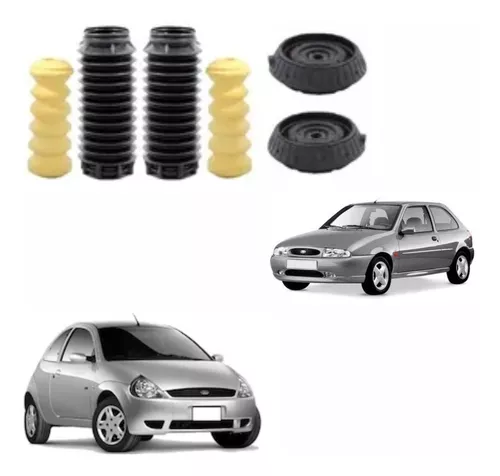 4 Kit Coxim Batente Coifa Rolamento Do Amortecedor Dianteiro - Imagem 4