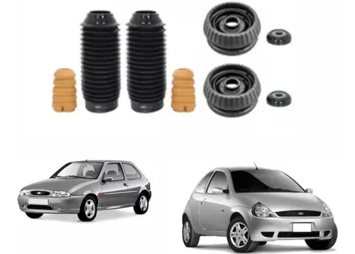 4 Kit Coxim Batente Coifa Rolamento Do Amortecedor Dianteiro - Imagem 3