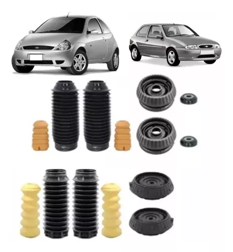 4 Kit Coxim Batente Coifa Rolamento Do Amortecedor Dianteiro