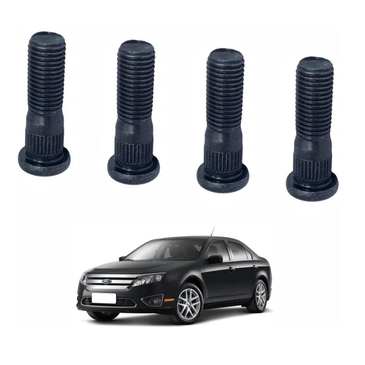 Kit 4 Prisioneiro Parafuso Roda Ford Fusion 2010 2011 2012 - Imagem 6