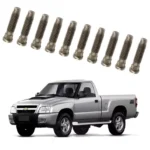 5 Parafuso Roda S10 Blazer 4x4 Dt E Tr. 1,5x48/52,5 Longo