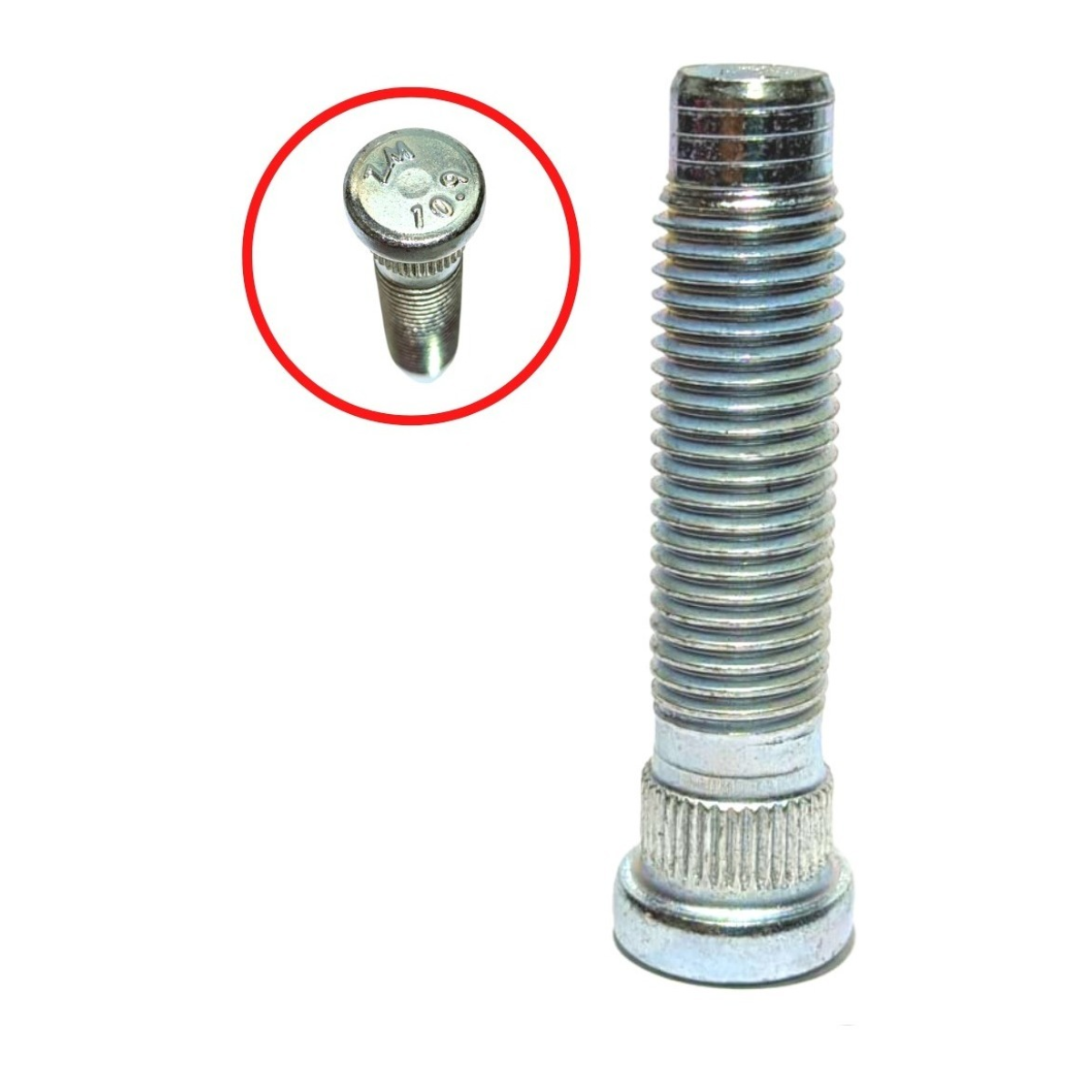 Kit 12 Parafuso de roda Prisioneiro C/ Porca De Roda S10 2012 2013 2014 15 - Imagem 7