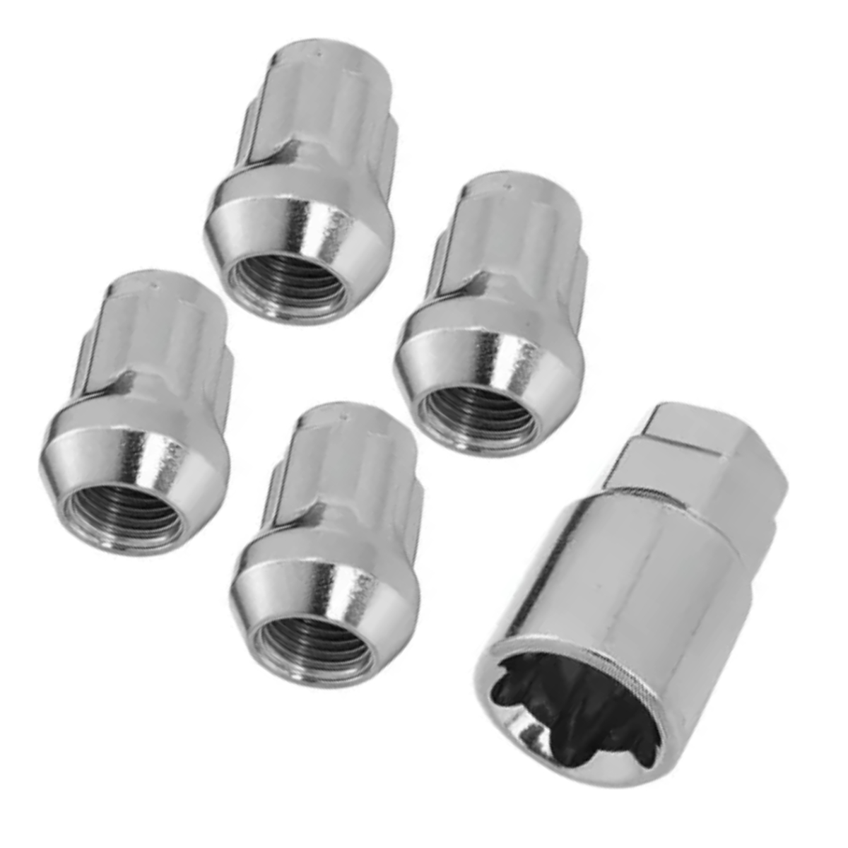 Kit de Porca Antifurto Fiesta Escort Courier Ecosport Ford ka focus Fusion M12X1,5MM - Imagem 7