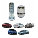 Kit Prisioneiro C/ Porca Roda Honda Civic,fit,city, - 04 Pçs