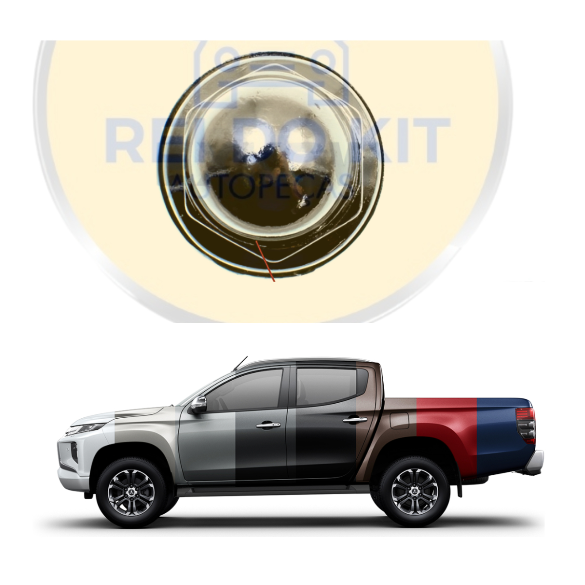 24 Porca De Roda Mitsubishi Airtrek Pajero Full Dakar Asx - Imagem 7